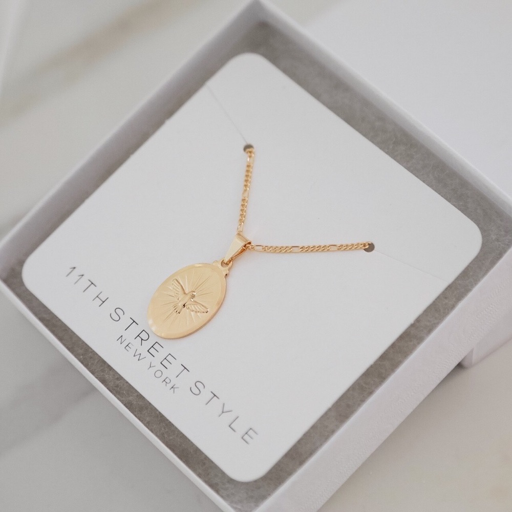 Dove Spirit Necklace | 18k Gold Filled - Picture 3 of 8